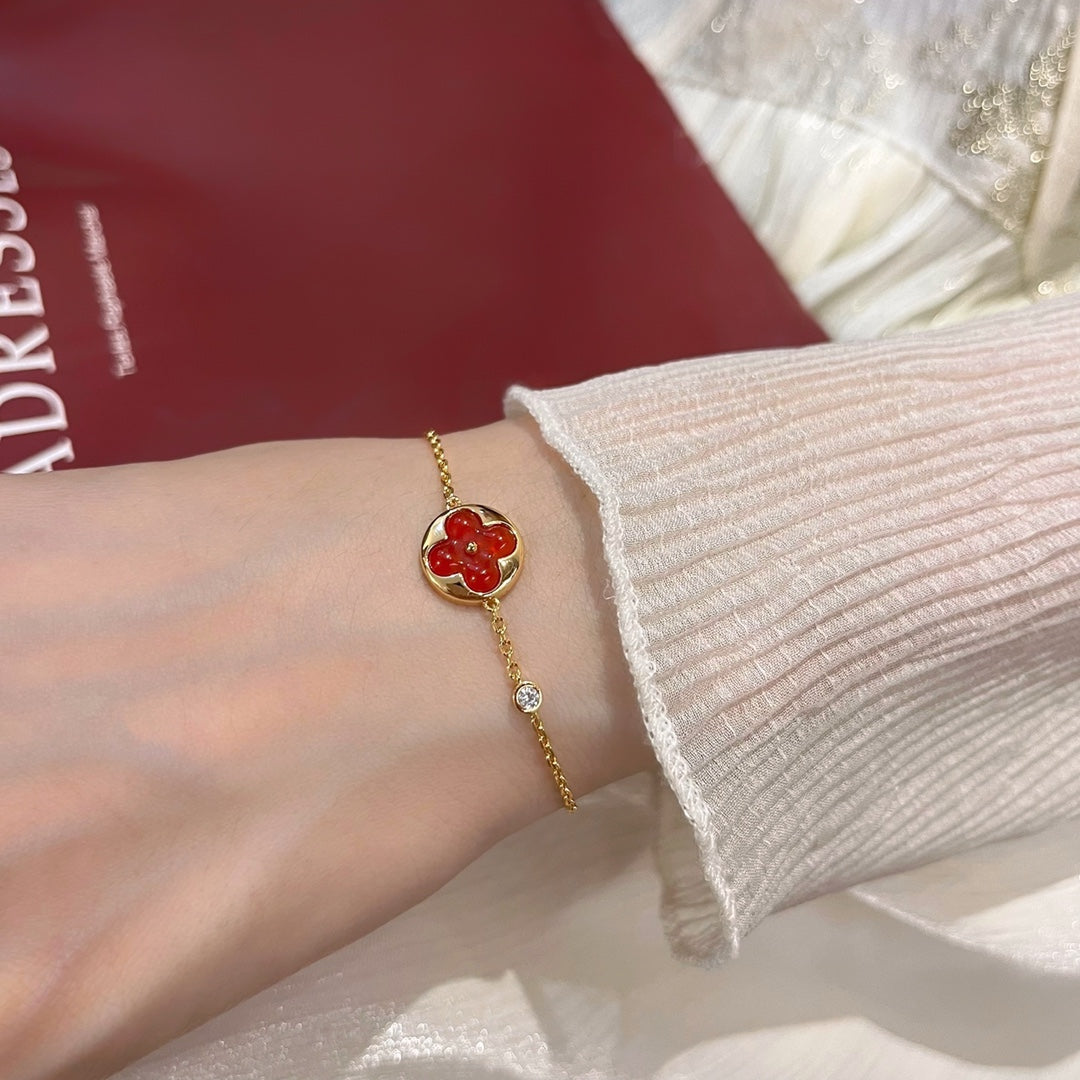 [Loui]SUN PEDANT CARNELIAN BRACELET