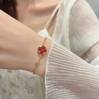 [Loui]SUN PEDANT CARNELIAN BRACELET