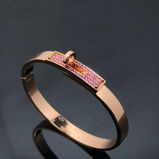 [Hmes]KELLY BRACELET PINK DIAMOND