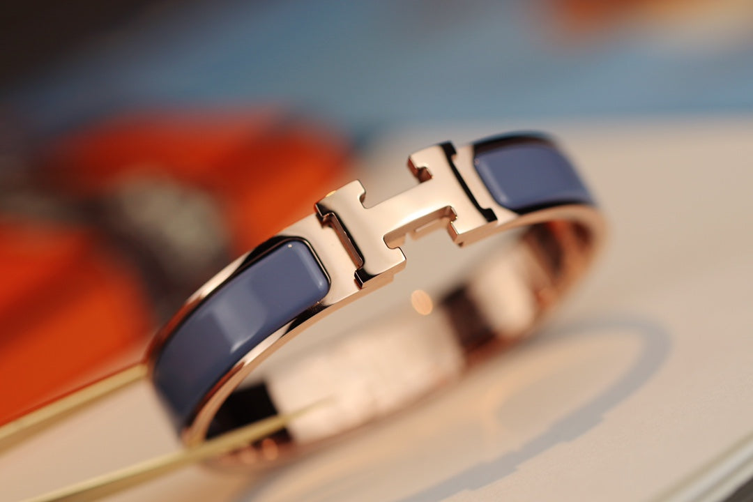 [Hmes]H ARMBAND 12MM BLAU GRAU