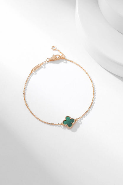 [VCA]CLOVER BRACELET MALACHITE 1 MOTIF