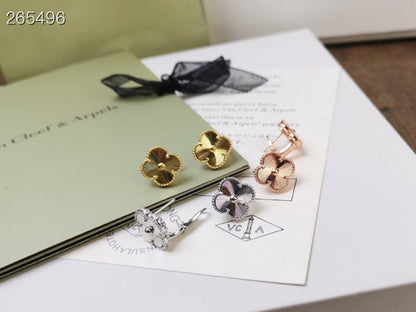 [VCA]CLOVER MEDIUM STUD EARRINGS