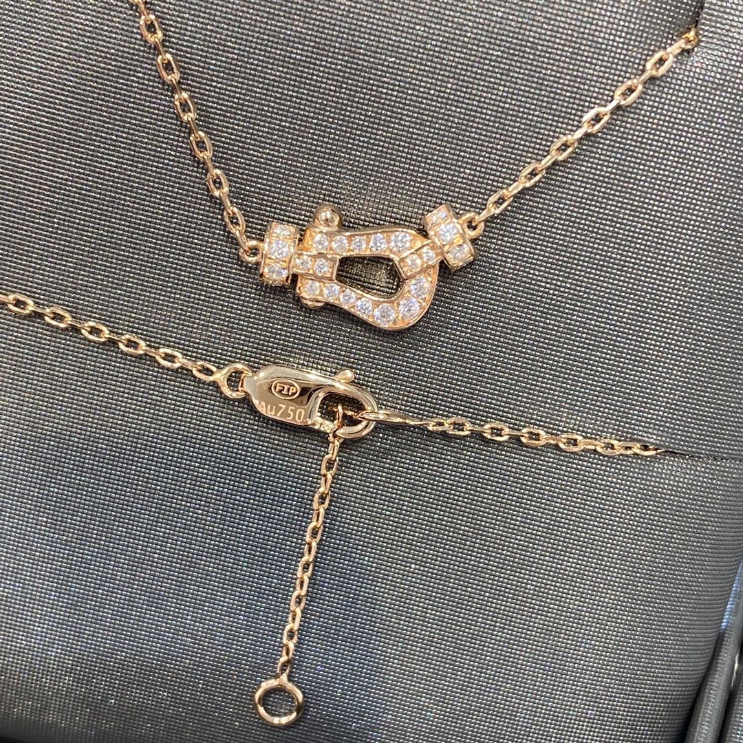 [Frd]FORCE 10 DIAMOND PINK GOLD NECKLACE MINI MODEL