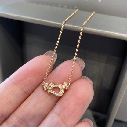 [Frd]FORCE 10 DIAMOND PINK GOLD NECKLACE MINI MODEL