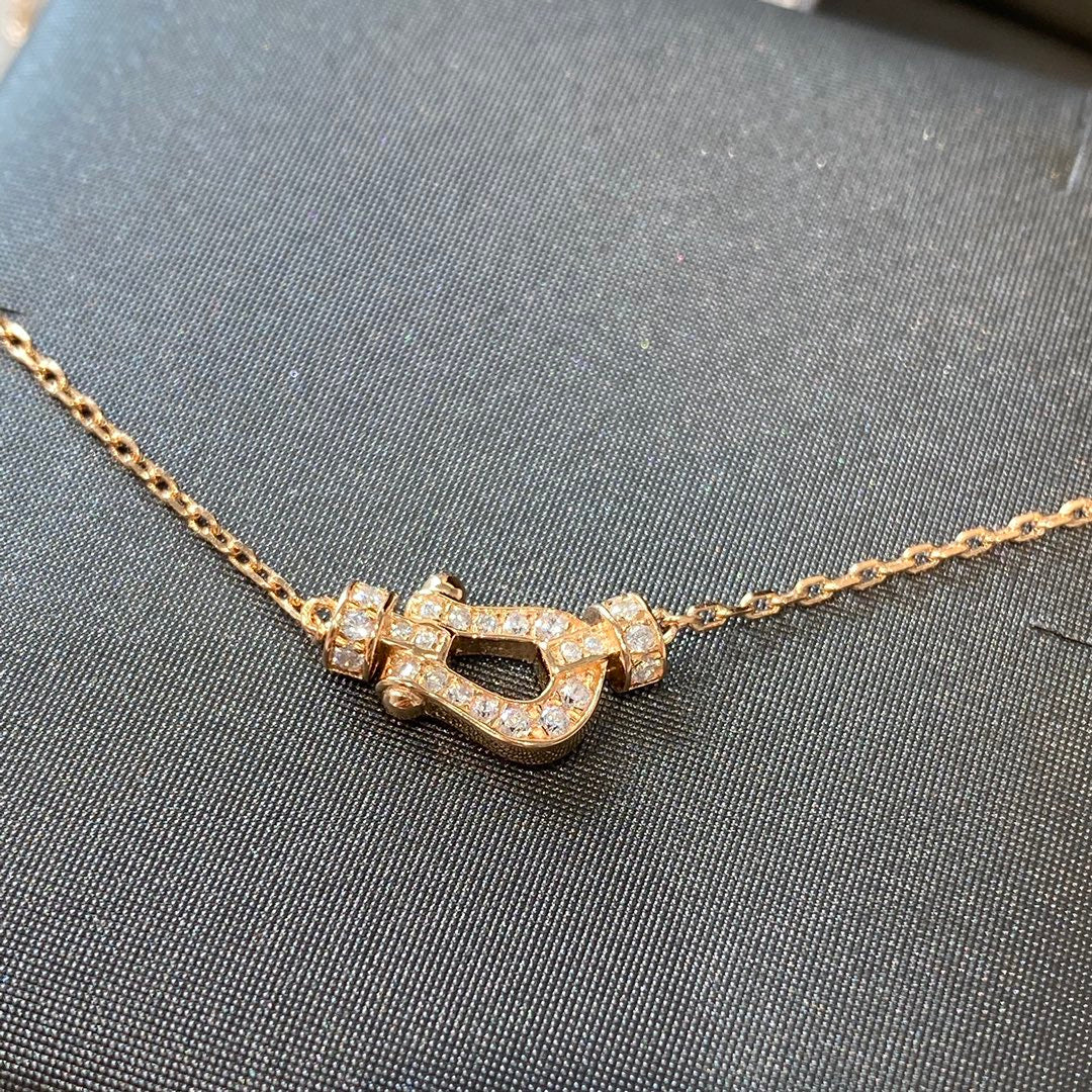 [Frd]FORCE 10 DIAMOND PINK GOLD NECKLACE MINI MODEL