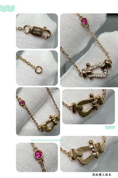 [Frd]FORCE 10 DIAMOND PINK GOLD NECKLACE