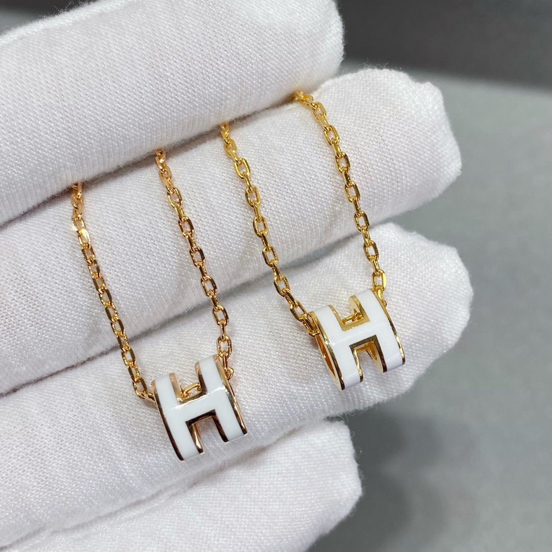 [Hmes]MINI POP H NECKLACE