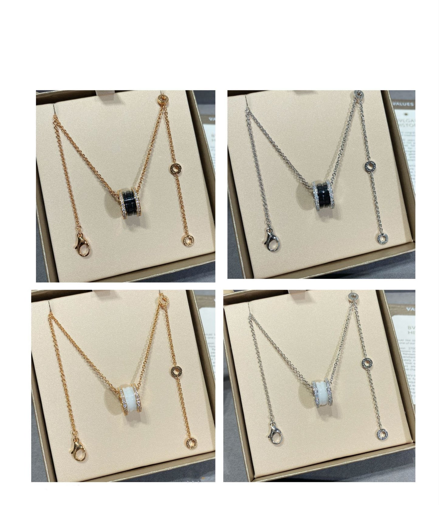 [Blar]ZERO 1 DIAMOND CERAMIC NECKLACE