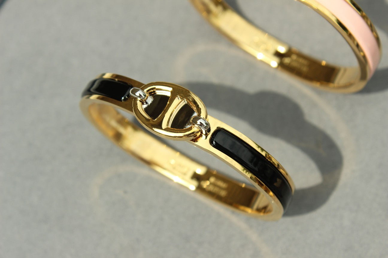 [Hmes]CLIC CHAINE GOLD BRACELET