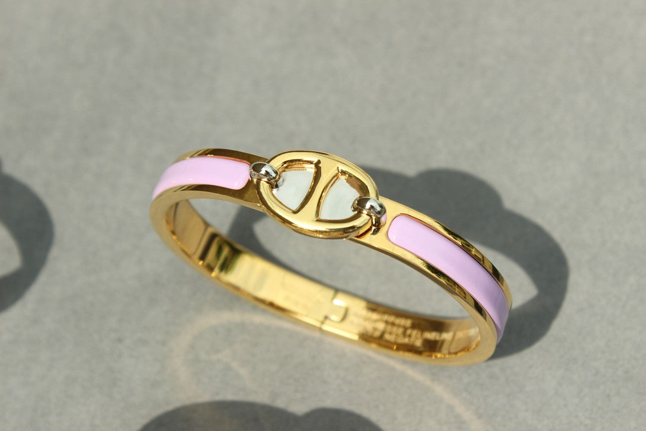 [Hmes]CLIC CHAINE GOLD BRACELET