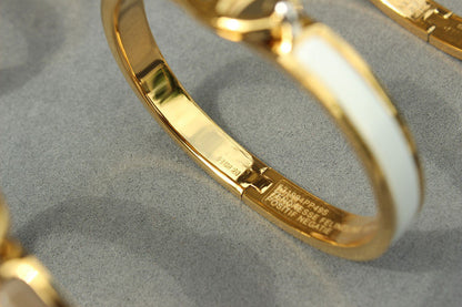 [Hmes]CLIC CHAINE GOLD BRACELET