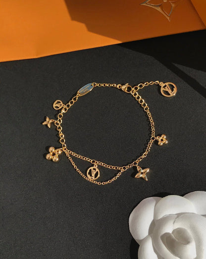 [VCA]BLOOMING PINK GOLD MOP BRACELET