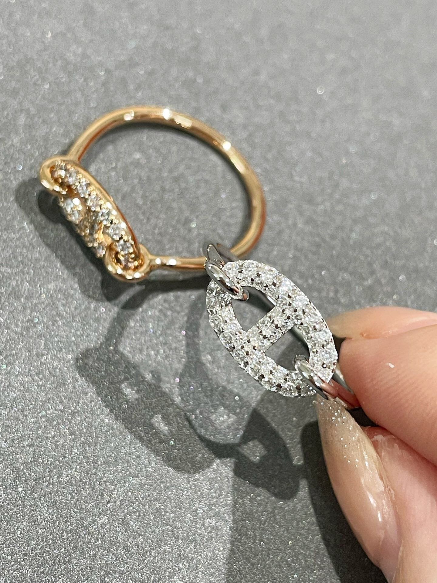 [Hmes]RONDE SMALL DIAMOND RING