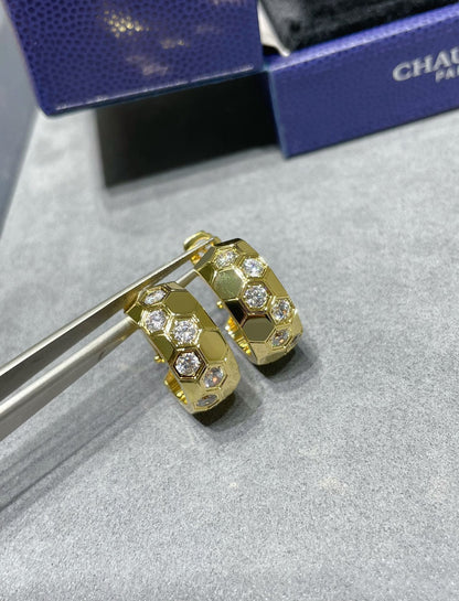 [Chau]BEE LOVE DIAMOND HOOP EARRINGS