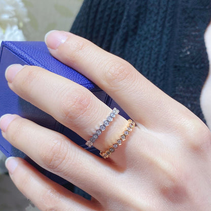 [Chau]BEE LOVE DIAMOND PAVED SMALL RING