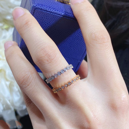 [Chau]BEE LOVE DIAMOND PAVED SMALL RING