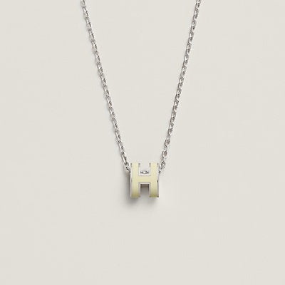 [Hmes]HM CLIC YELLOW ENAMEL GOLD NECKLACE