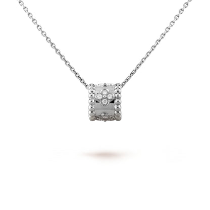 [VCA]PERLEE PEDANT SIVLER DIAMOND NECKLACE