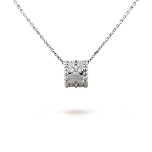 [VCA]PERLEE PEDANT SIVLER DIAMOND NECKLACE