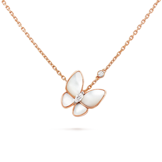 [VCA]BUTTERFLY MOP DIAMOND NECKLACE