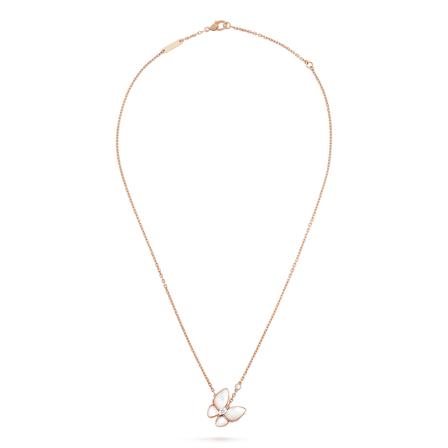 [VCA]BUTTERFLY MOP DIAMOND NECKLACE