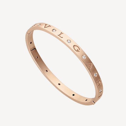 [Blar]ZERO 1 PINK GOLD 12 DIAMONDS BRACELET