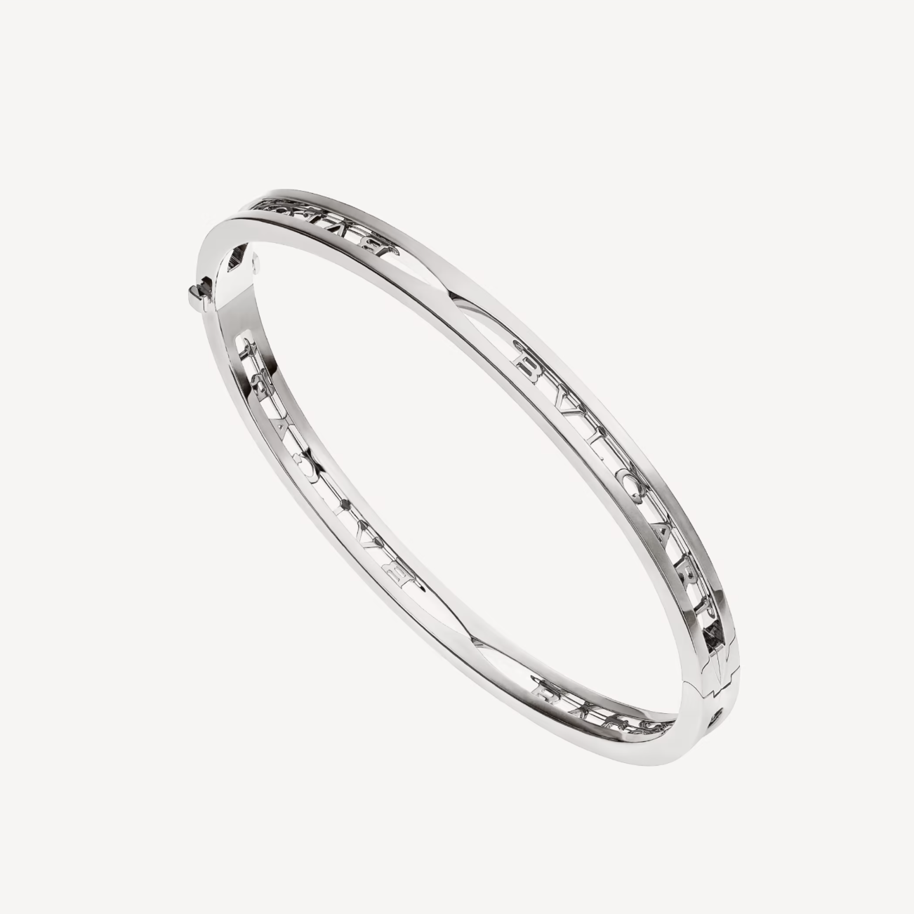 [Blar]ZERO 1 SPIRAL LOGO SILVER BRACELET