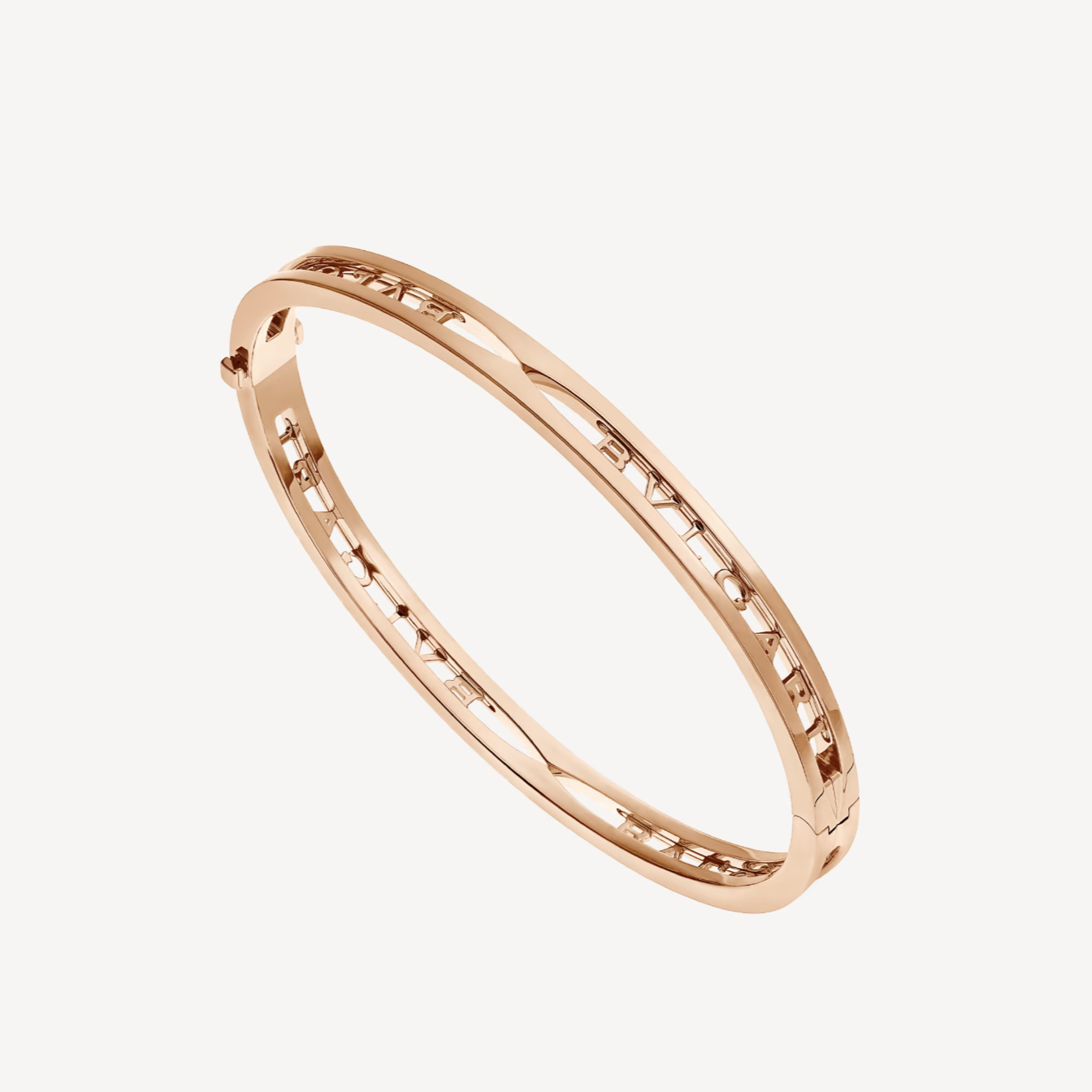 [Blar]ZERO 1 SPIRAL LOGO PINK GOLD BRACELET