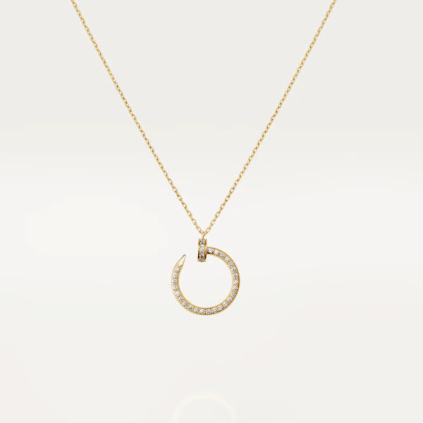 [CAT]JUSTE NECKLACE GOLD DIAMONDS