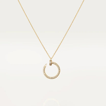 [CAT]JUSTE NECKLACE GOLD DIAMONDS