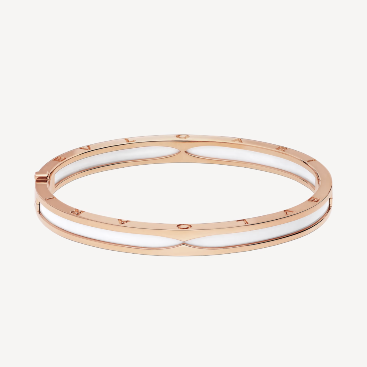 [Blar]ZERO 1 PINK GOLD WITH WHITE CERAMIC BRACELET