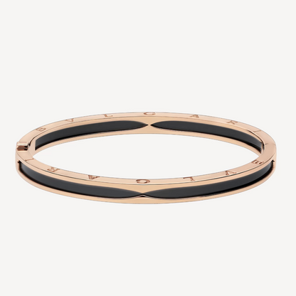 [Blar]ZERO 1 PINK GOLD WITH BLACK CERAMIC BRACELET