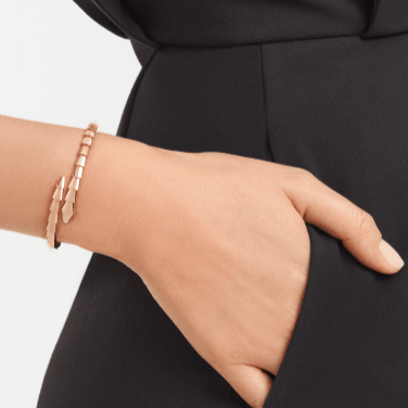 [Blar]SERPENTI VIPER PINK GOLD BRACELET