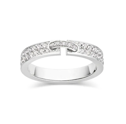 [Chau]ALLIANCE LIENS VIDENCE PAVED DIAMOND 4MM RING