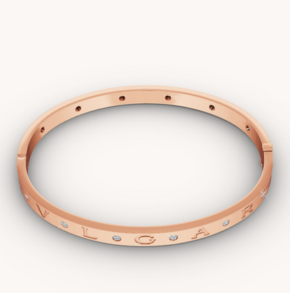 [Blar]ZERO 1 PINK GOLD 12 DIAMONDS BRACELET