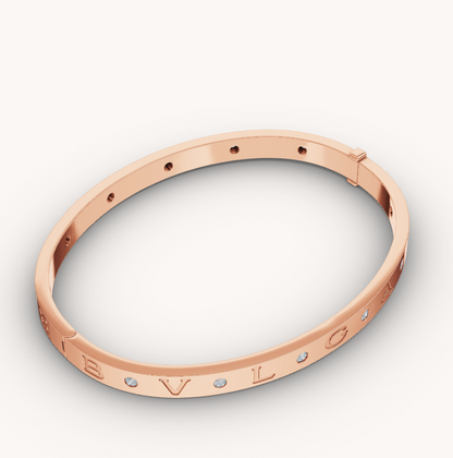 [Blar]ZERO 1 PINK GOLD 12 DIAMONDS BRACELET