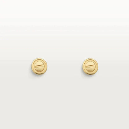 [CAT]LOVE EARRINGS GOLD 10MM