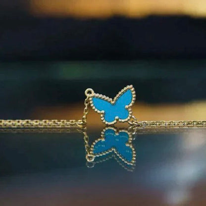 [VCA]BUTTERFLY TURQUOISE BUTTERFLY BRACELET