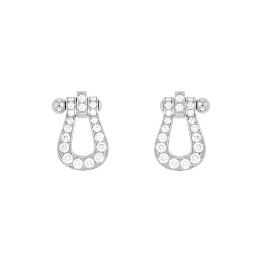 [Frd]FORCE 10 FULL DIAMOND STUD EARRINGS MINI MODEL