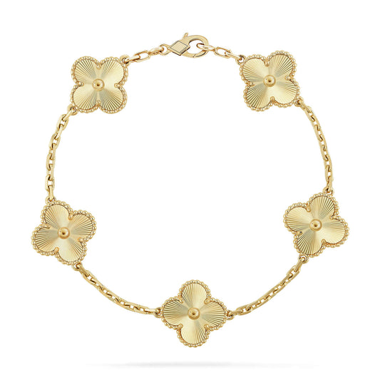 [VCA]CLOVER 5 FLOWERS LASER BRACELET