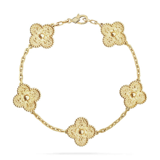 [VCA]CLOVER 5 MOTIFS BRONZING BRACELET