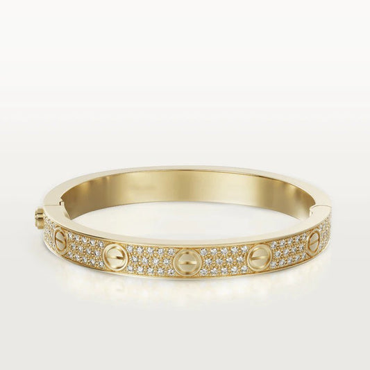 [CAT]LOVE BRACELET 6.1MM DIAMOND-PAVED