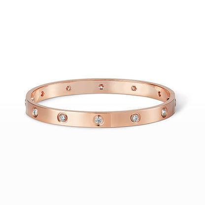 [CAT]LOVE BRACELET 6.1MM 10 DIAMONDS