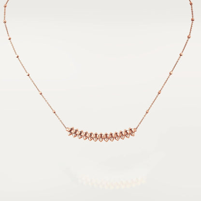 [CAT]CLASH PINK GOLD NECKLACE