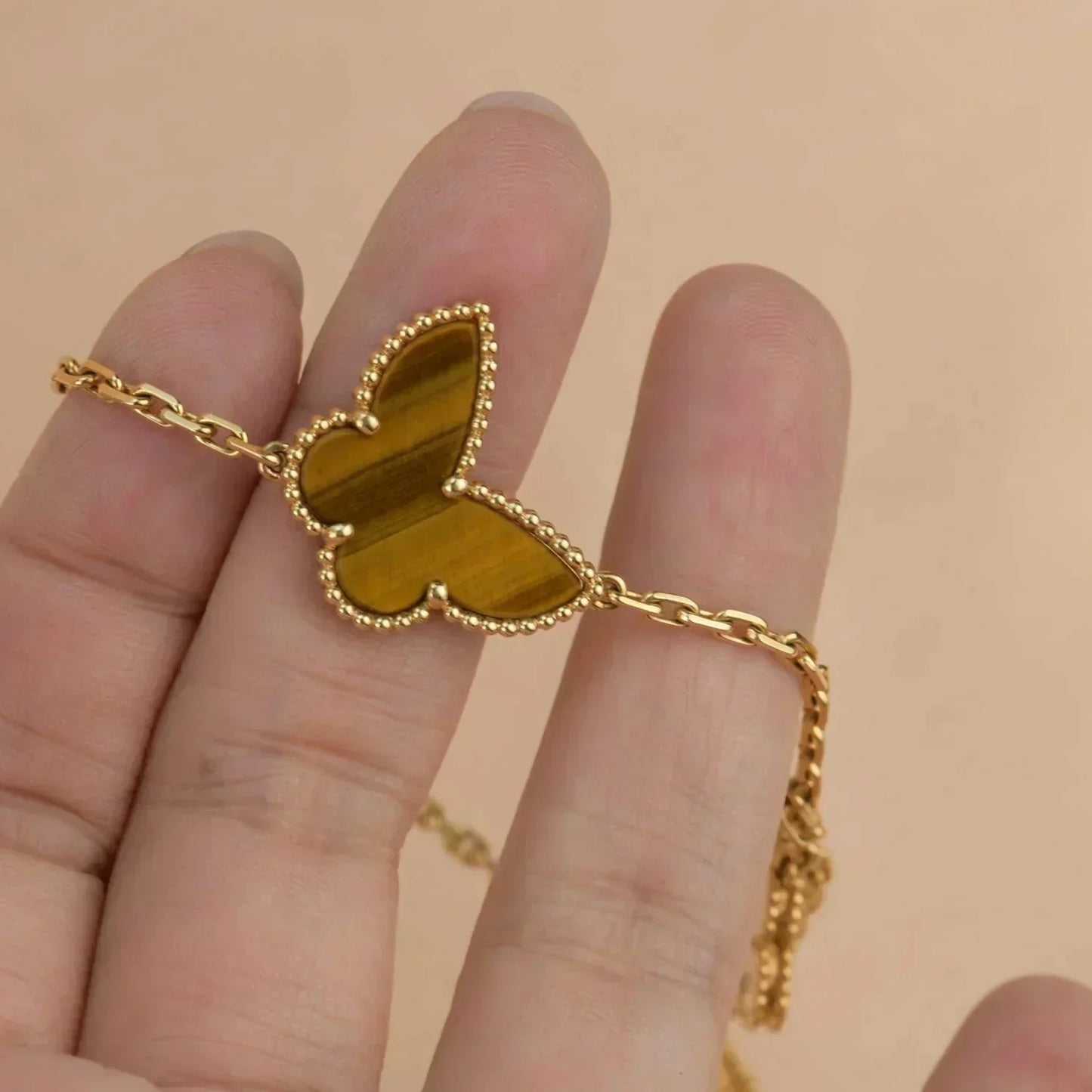 [VCA]LUCKY SPRING 5 MOTIF GOLD BRACELET