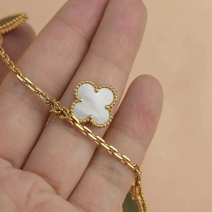 [VCA]LUCKY SPRING 5 MOTIF GOLD BRACELET