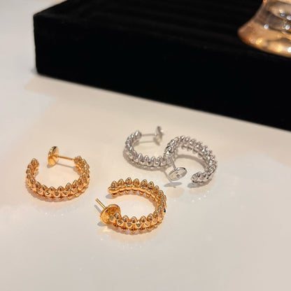 [CAT]CLASH SMALL HOOP EARRINGS