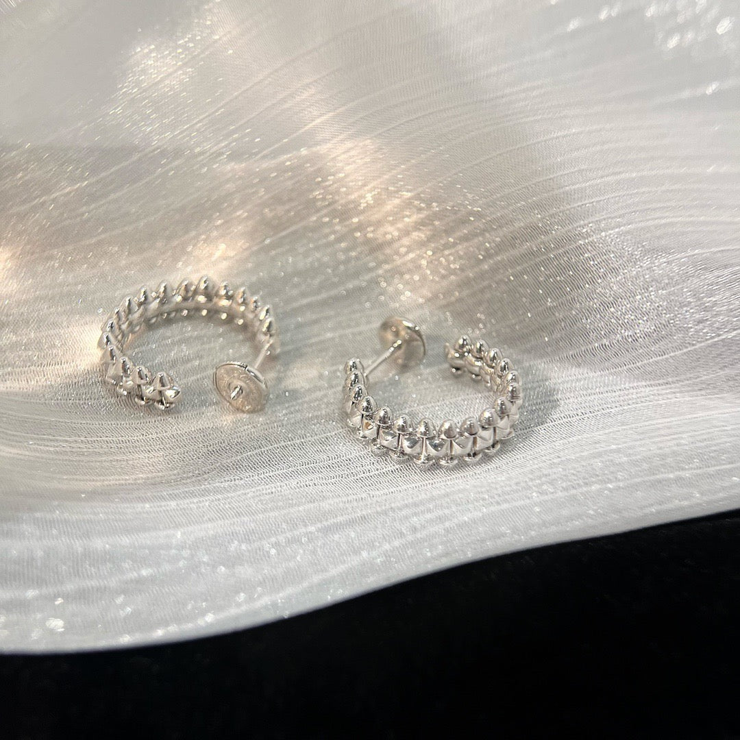 [CAT]CLASH SMALL HOOP EARRINGS