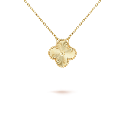 [VCA]CLOVER 15MM LASER NECKLACE