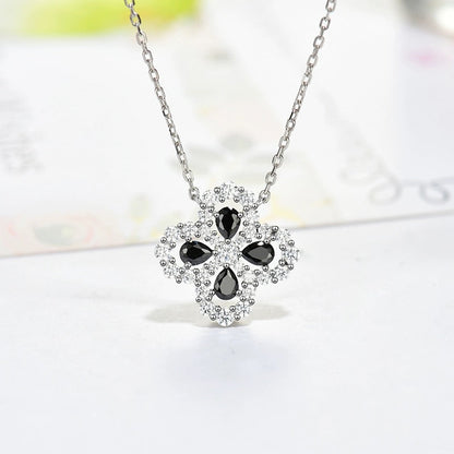 [Chau]LOOP NECKLACE FULL MOTIF DIAMOND 16MM MULTIPLE COLORS